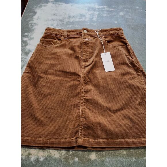 NWT CLOSED Logan Skirt In Tobacco sz 30 - Picture 2 of 6